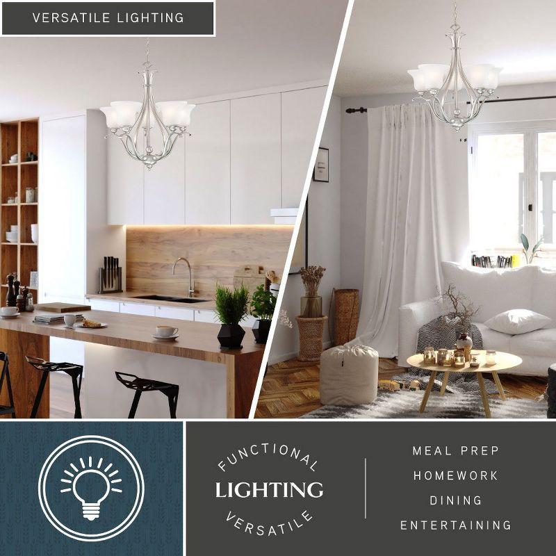 Vaxcel Monrovia 5 - Light Chandelier in  Brushed Nickel