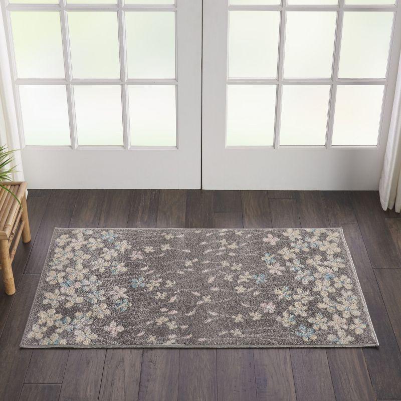 Nourison Tranquil Bohemian Botanical Bloom Area Rug