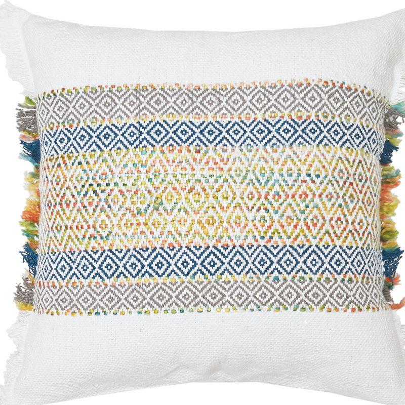 carol & frank Ashley Geometric Cotton Blend Throw Pillow