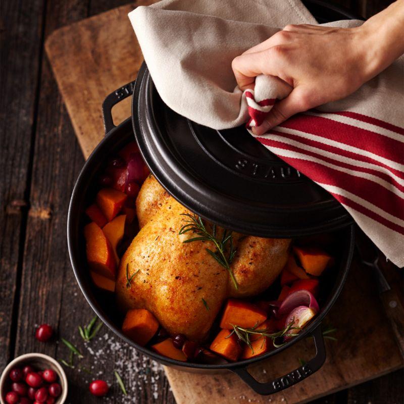 Staub ® 5.5-Qt Matte Black Cocotte