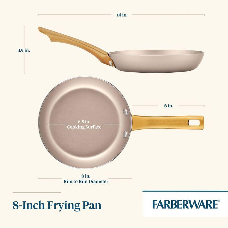 Farberware Radiant Nonstick Frying Pan / Skillet, Champagne