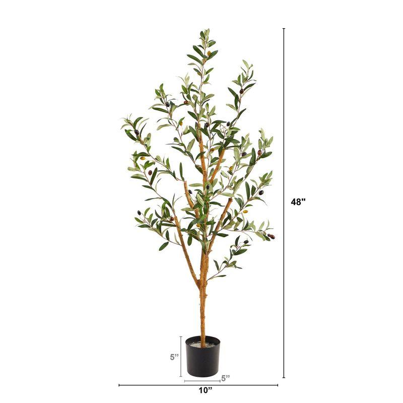 Nearly Natural 3.5-ft Olive Artificial Tree