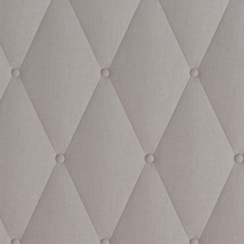 Flash Furniture Riverdale Queen Size Tufted Upholstered Platform Bed in Light Gray Fabric