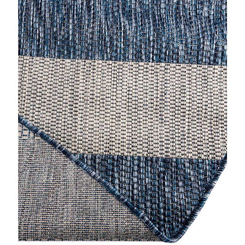 Unique Loom Outdoor Striped Area Rug