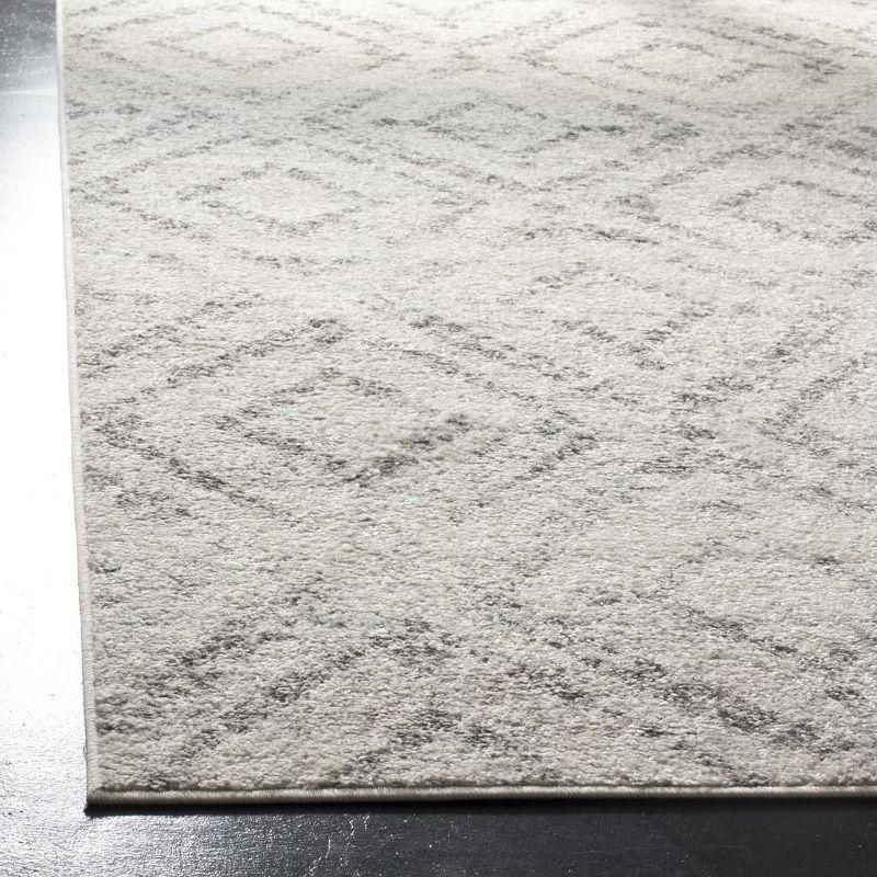 Adirondack ADR131 Machine Made Indoor Runner - Light Grey/Grey - 2'-6"x10' - Safavieh