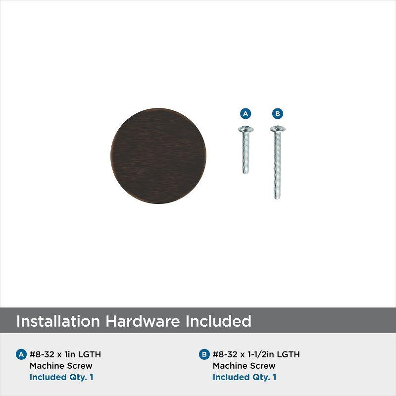 Radius 1 1/4" Diameter Round Knob