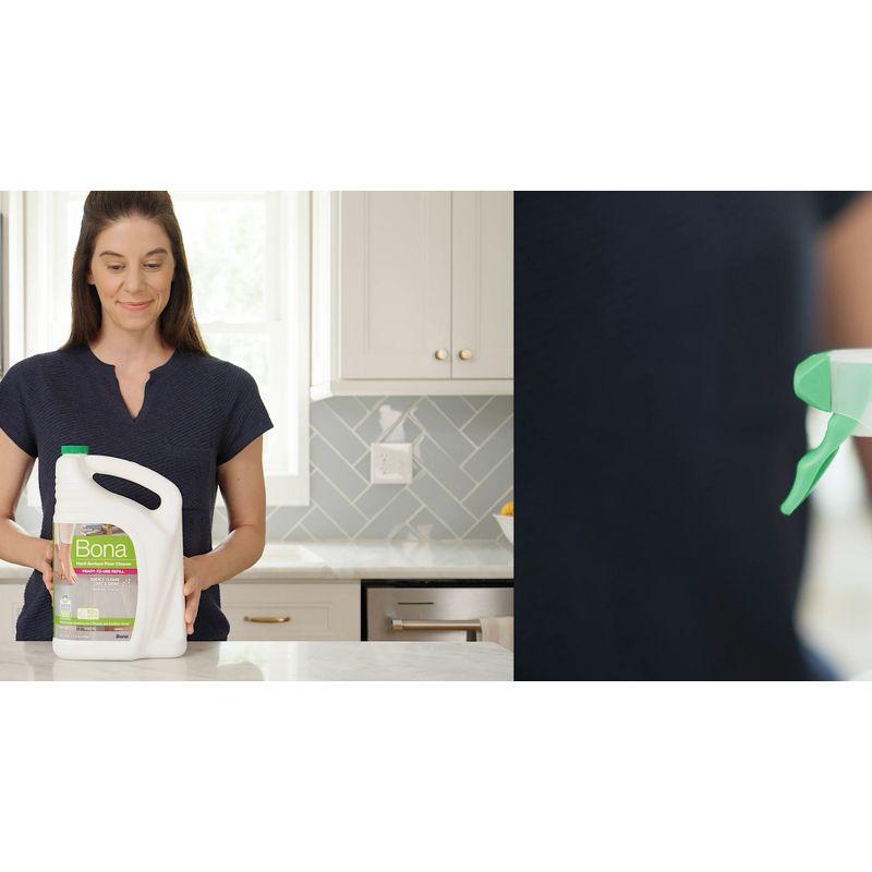 Bona Cleaning Products Multi-Surface Cleaner Spray + Mop All Purpose Floor Cleaner - Unscented - 128 fl oz