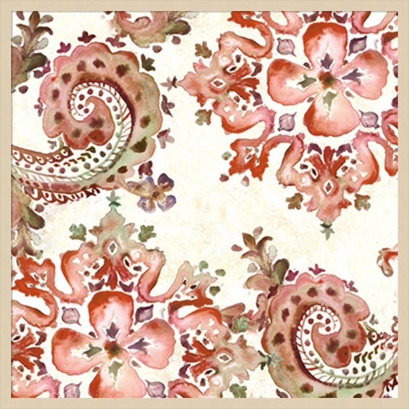 Amanti Art 33"x33" Artisan Medallion Pattern II by Tre Sorelle Studios Wood Framed Wall Art Print