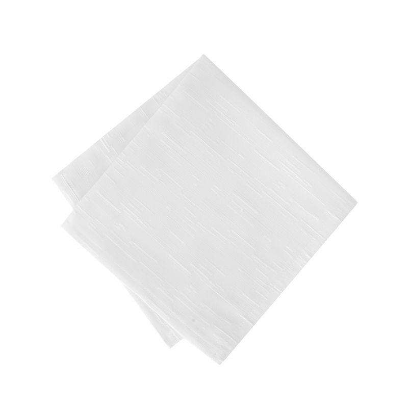 White Textured Water-Resistant Polyester Napkins, Set of 4