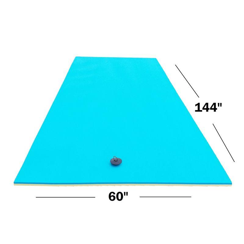 Comfy Float: Water Pad Pool & Lake Inflatable Float - 144" x 60"