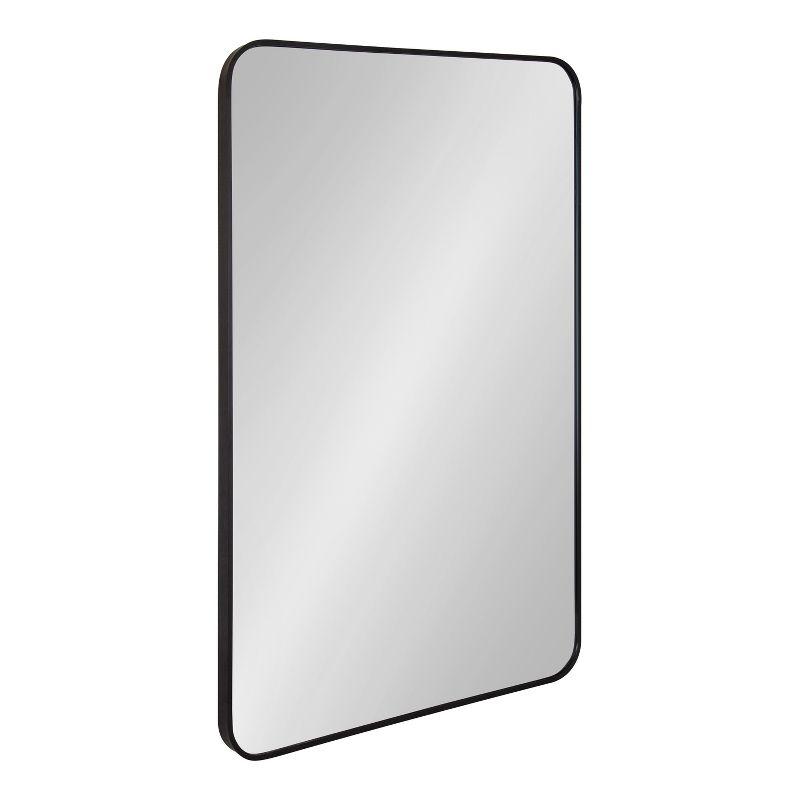 Kate and Laurel Zayda Radius Rectangle Framed Wall Mirror