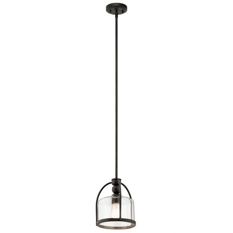 9.5" 1 Light Mini Pendant Brushed Nickel