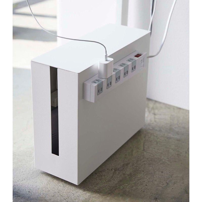 Tower Yamazaki Home Rolling Cable Management Cord Power Strip/Surge Protector Storage Organizer