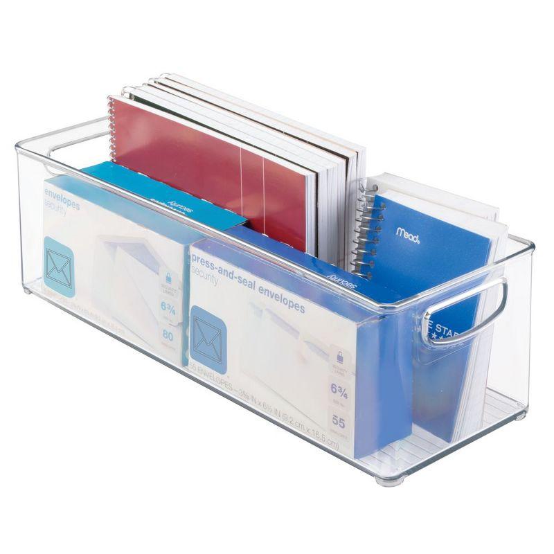 ClearView Compact Office & Media Storage Organizer Bin, 8-Pack