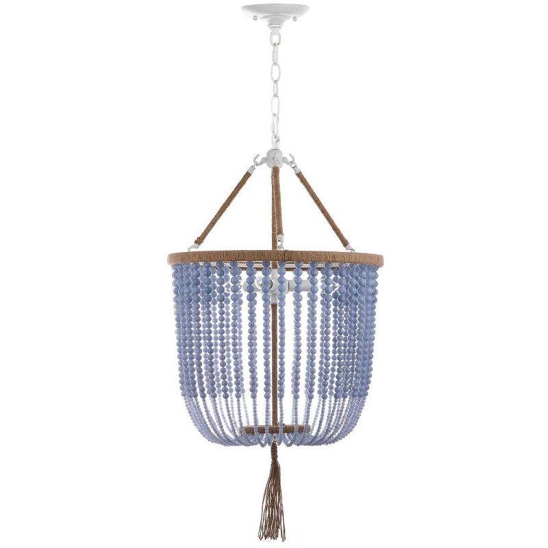 Angie Beads Pendant Lamp - LIT4476 - Blue - Safavieh