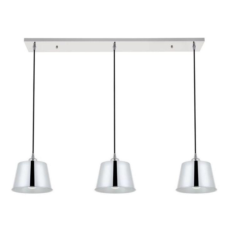 Elegant Lighting Nota 3 light chrome Pendant