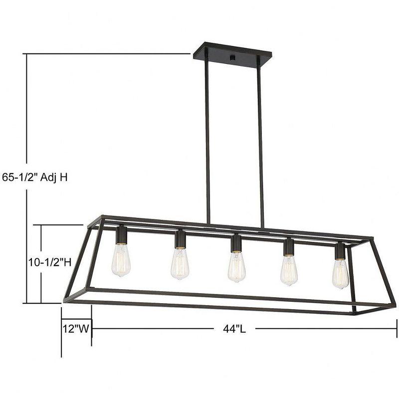 Clare 5 Light Metal Dimmable Kitchen Island Chandelier