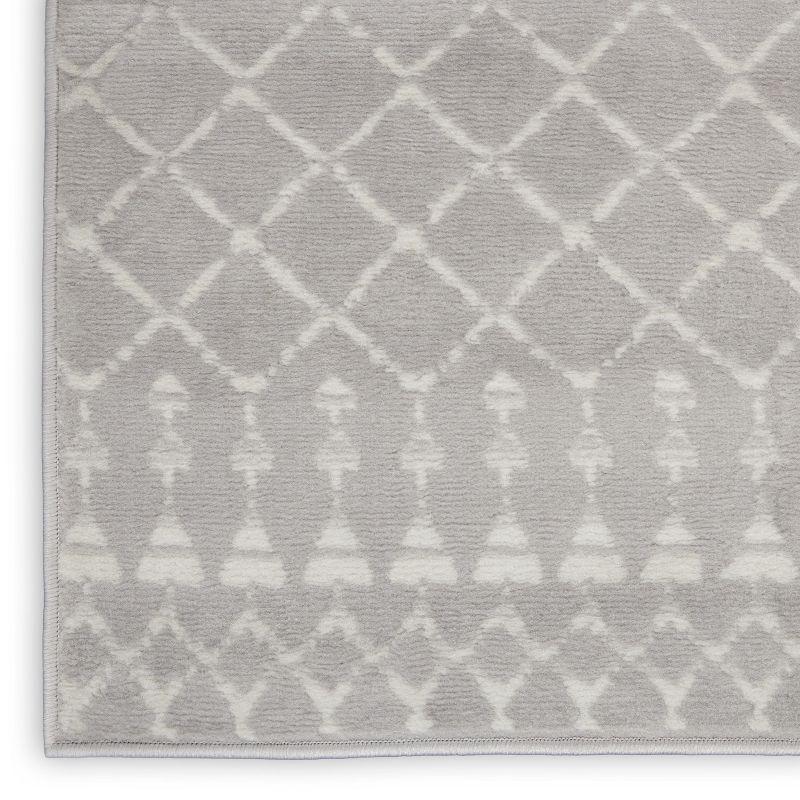 Nourison Whimsicle WHS02 Indoor only Area Rug - Grey 3' x 5'