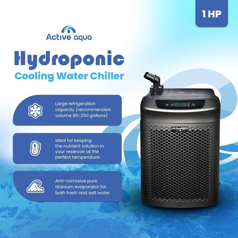 Active Aqua 1 HP 80-250 GPH Cooling Water System with 1000 GPH Water Pump for Tools, Hardware, Pool Accessories, and Maintenance