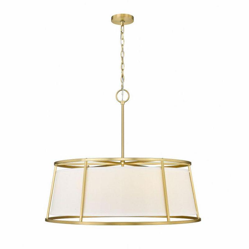 Z-Lite Lenyx 8 - Light Chandelier in  Rubbed Brass