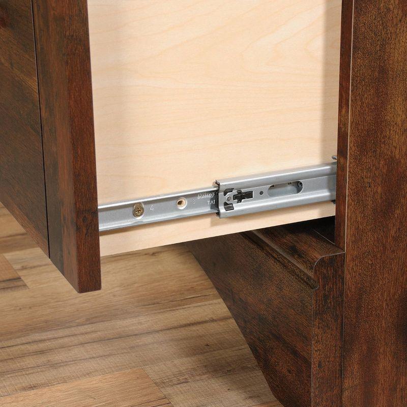 Harbor View Computer Desk with Hutch Cherry - Sauder