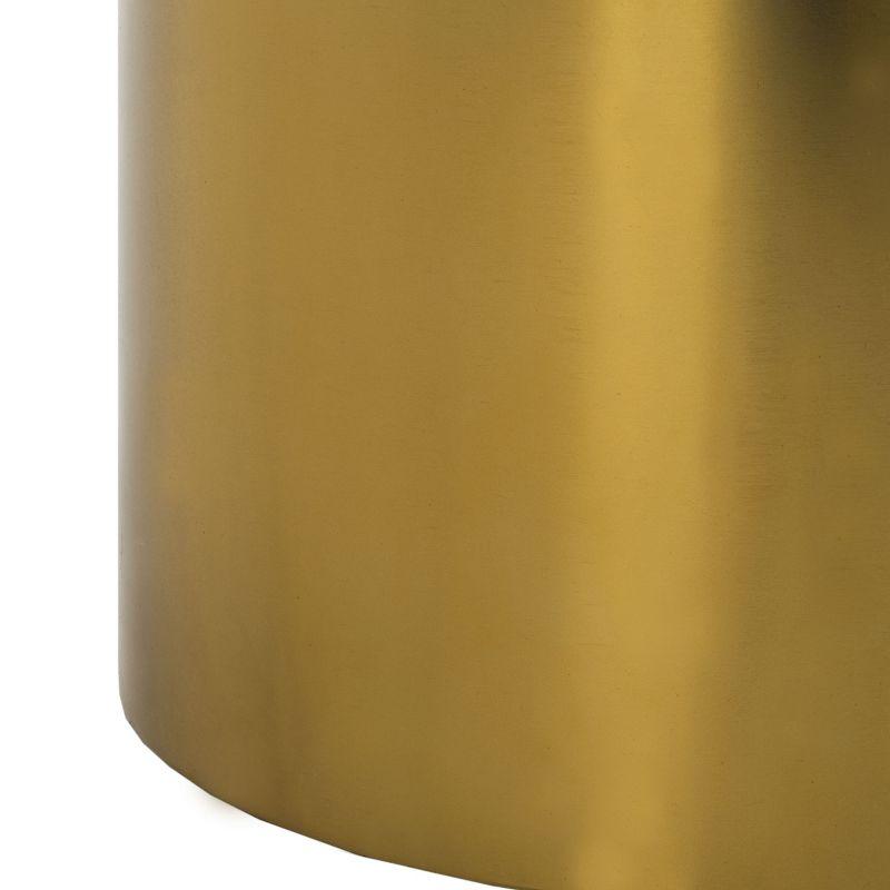 Solstice Round Side Table - ACC3201A - Black/Gold - Safavieh