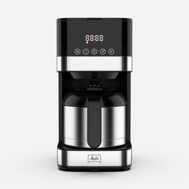 Melitta MCM010PULBK1 Melitta Aroma Tocco 8-cup Drip Coffee Maker With Thermal Carafe And Touch Control Display