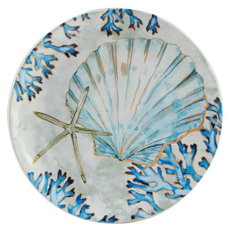 Certified International Playa Shells Set Of 4 Salad Plate