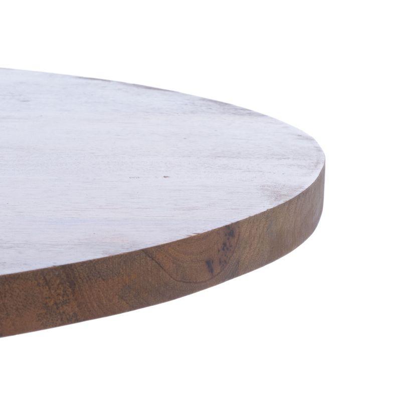 Whent Round Accent Table - ACC6500C - Natural/Golden Brown - Safavieh