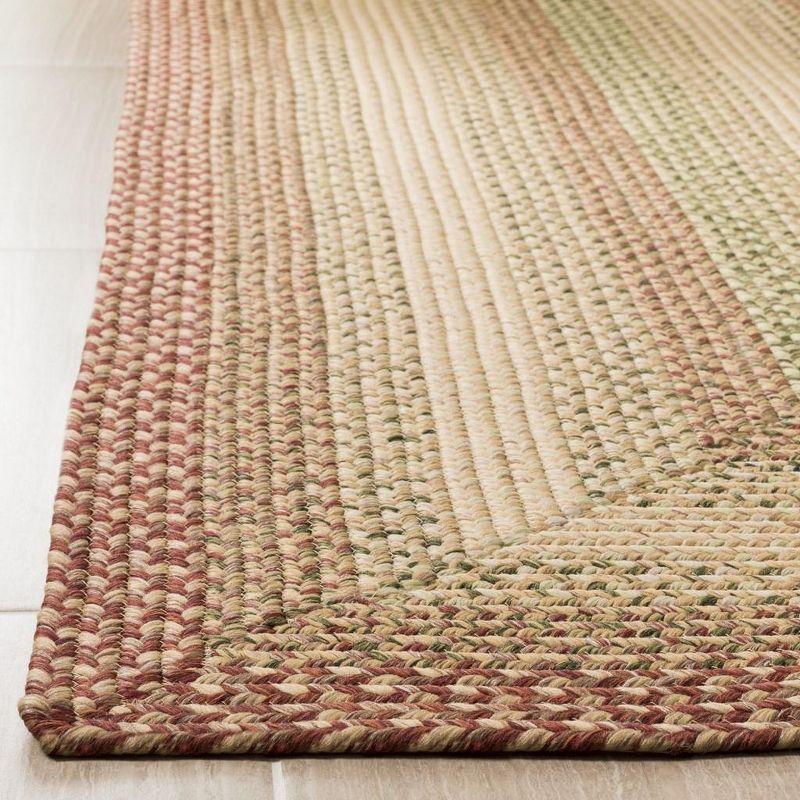 Braided BRD303 Hand Woven Area Rug - Rust/Multi - 5'x8' - Safavieh.