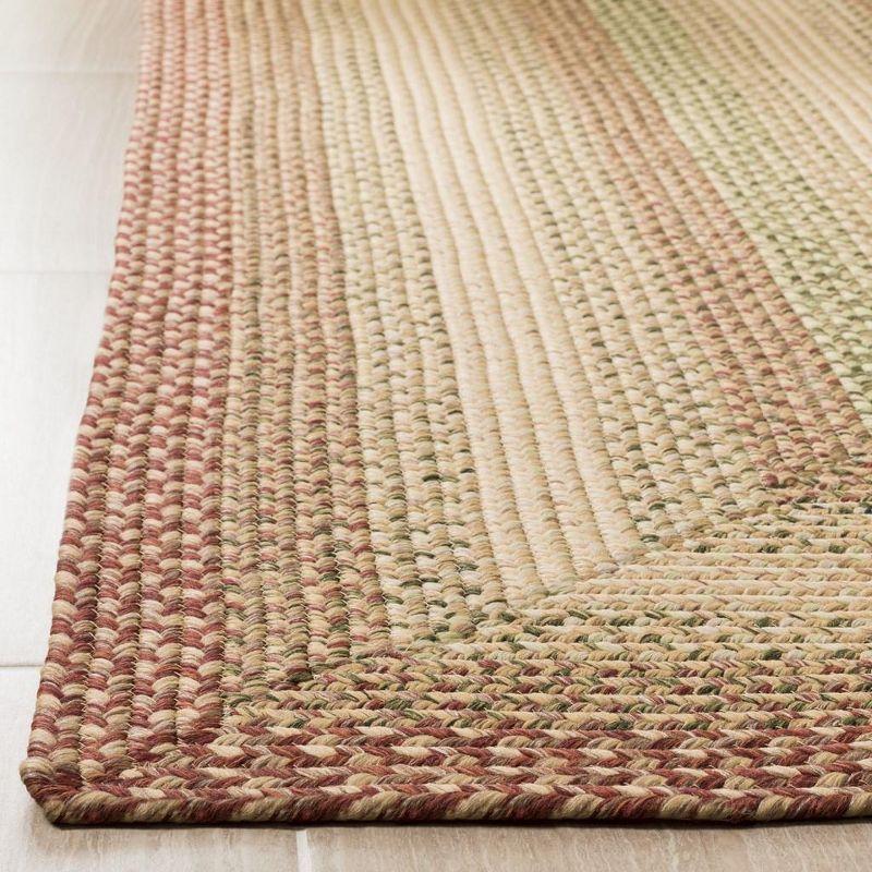 Ivory Elegance 30'' Braided Synthetic Reversible Runner Rug