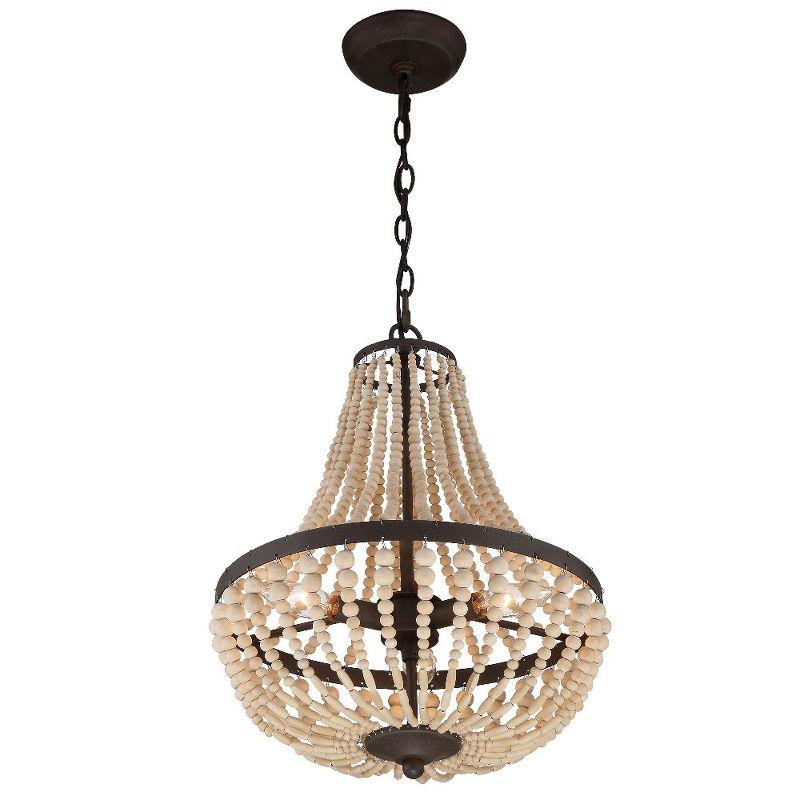 Crystorama Lighting Rylee 3 - Light Chandelier in  Antique Gold
