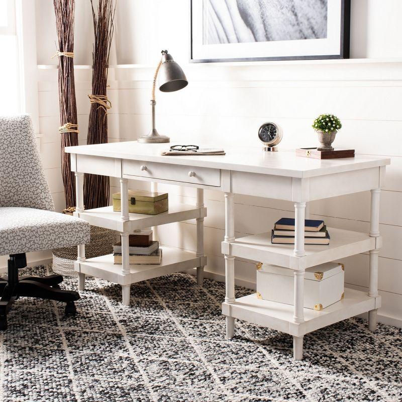 Dixon Desk - White Washed - Safavieh