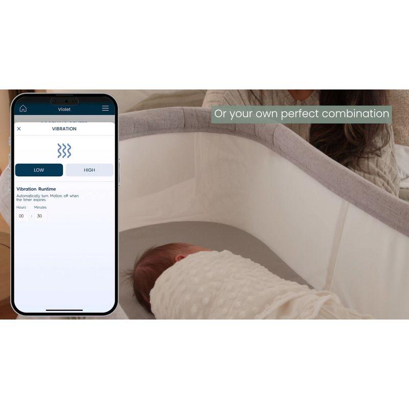 HALO Innovations BassiNest Connected Swivel Sleeper 3.0 Smart Baby Bassinet - Gray