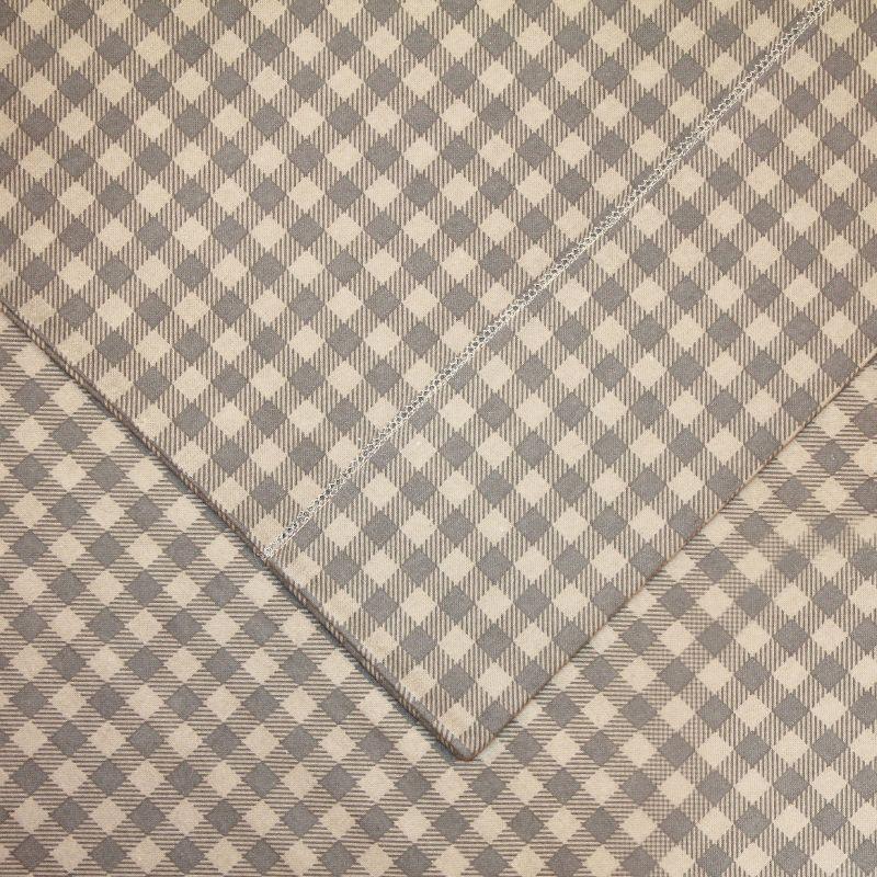 Pointehaven Flannel Plaid Sheet Set