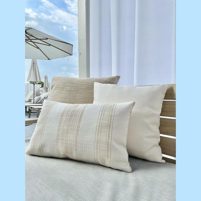 Indoor/Outdoor Reversible Throw Pillow