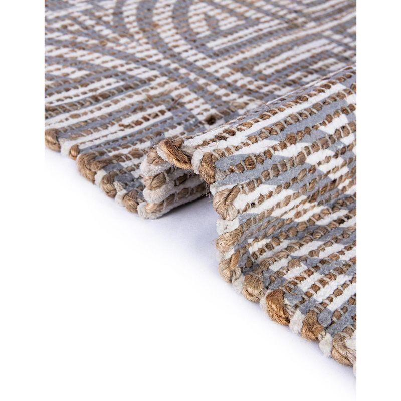 Unique Loom 7' 10 x 7' 10 Radha Chenille Jute Square Area Rug