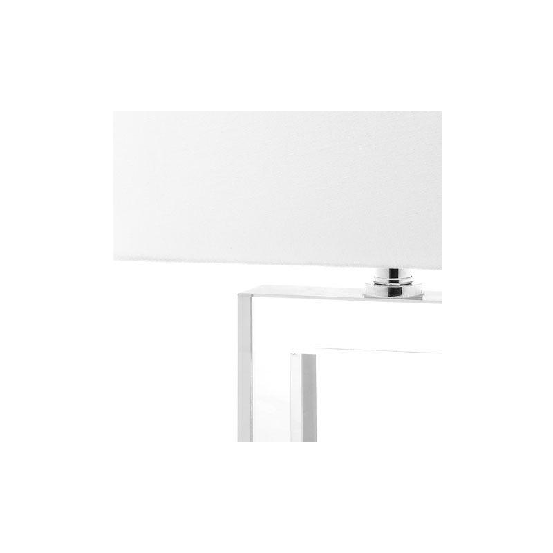 Everly Quinn Modern Crystal Table Lamp With Led Bulb For Bedroom, Living Room, Home Office, Or Study
