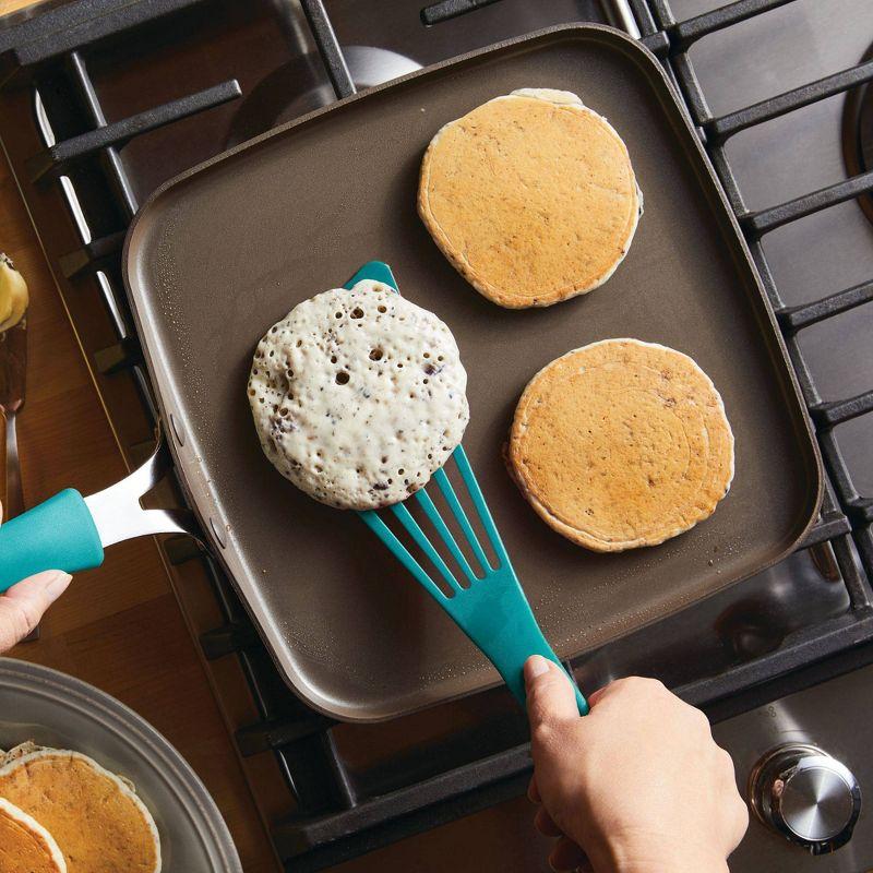 Rachael Ray Rachael Ray Cook + Create Aluminum Nonstick Square Stovetop Griddle Pan, 11-Inch