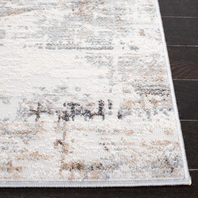 Amelia ALA478 Power Loomed Indoor Area Rug - Ivory/Gold - 5'5"x7'7" - Safavieh