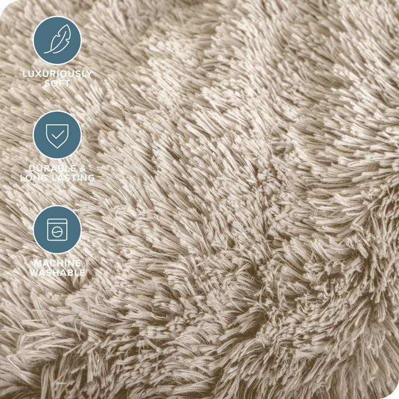 Bare Home Shaggy Faux Fur Sherpa Blanket