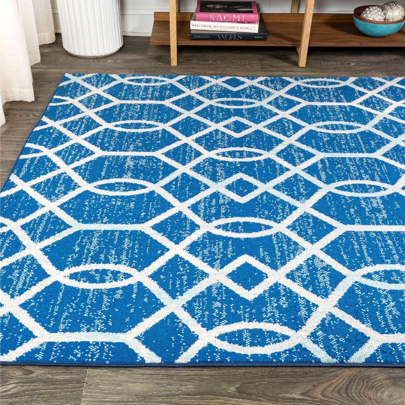 JONATHAN Y Asilah Ogee Fretwork Area Rug