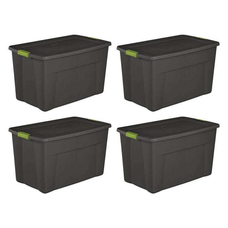 Sterilite Storage Tote Box with Latching Container Lid