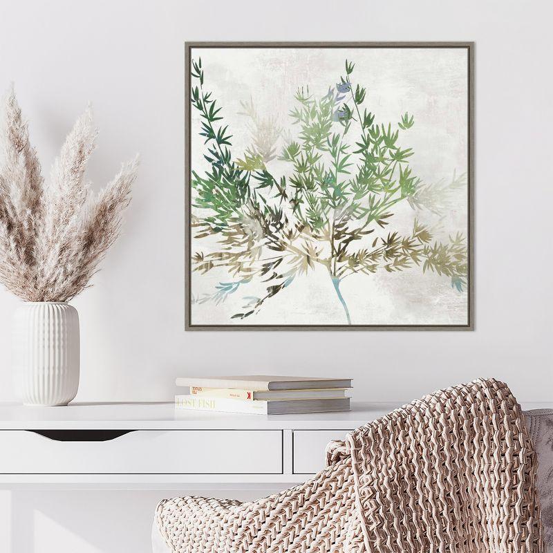 Amanti Art Olive Branch by Asia Jensen Canvas Wall Art Print Framed 22 x 22-in.