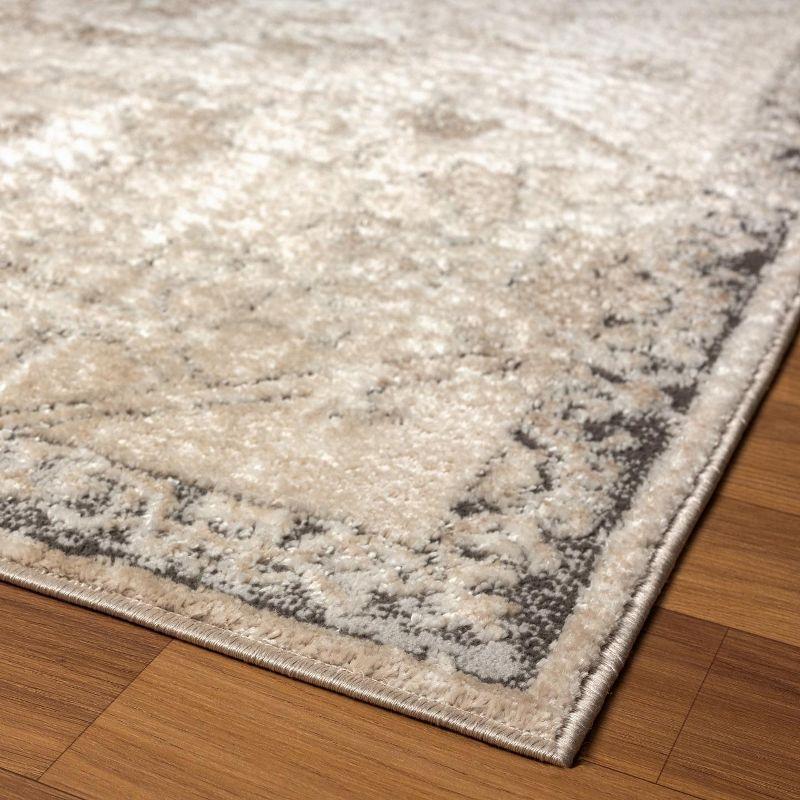 Oriental Floral Non-Shedding Area Rug