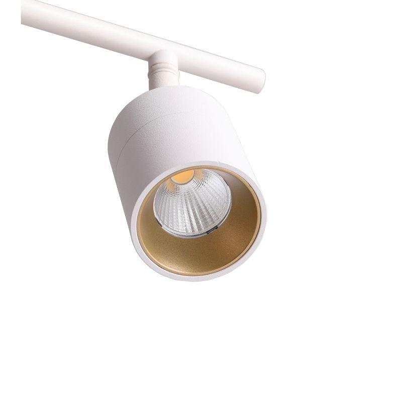 Vidalite Shura 4-Light Integrated LED Track Light w/ Rotatable Heads, 3 ft. Track Lighting Kit, 3000k, 2240 Lumen