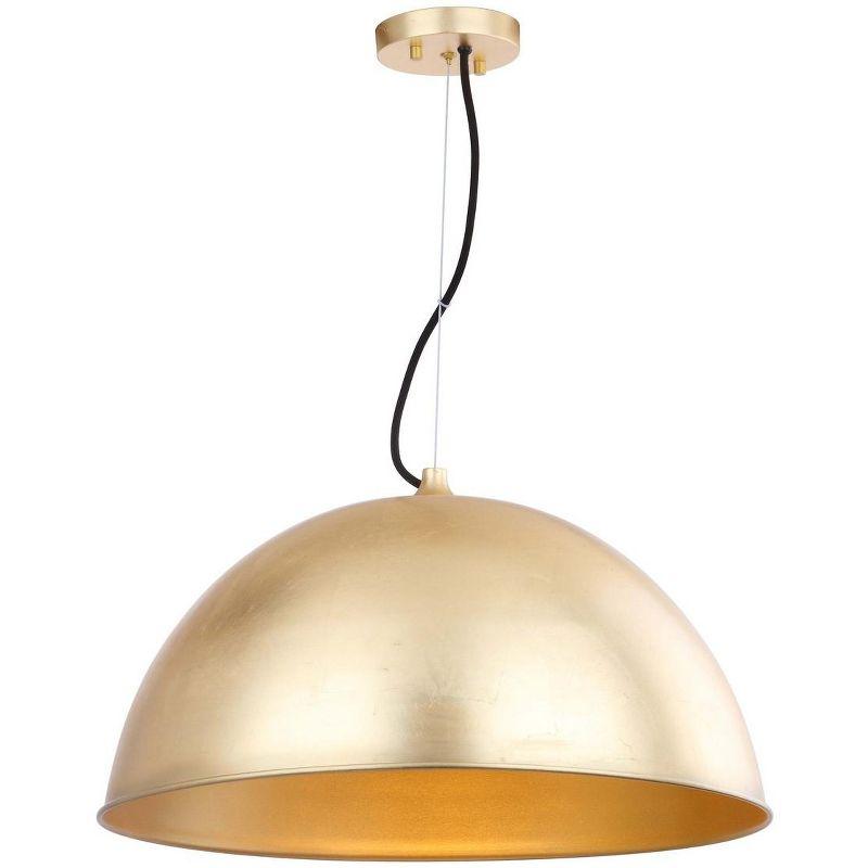 Archer Dome 21 Inch Dia Adjustable Pendant - Gold Leaf - Safavieh.