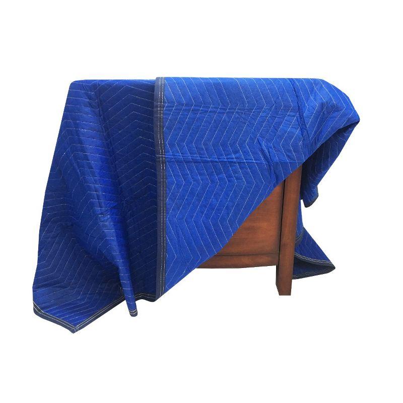 UBMOVE 6 Pack of Blue Economy Moving Blanket 72" x 80",  43 lbs./Doz