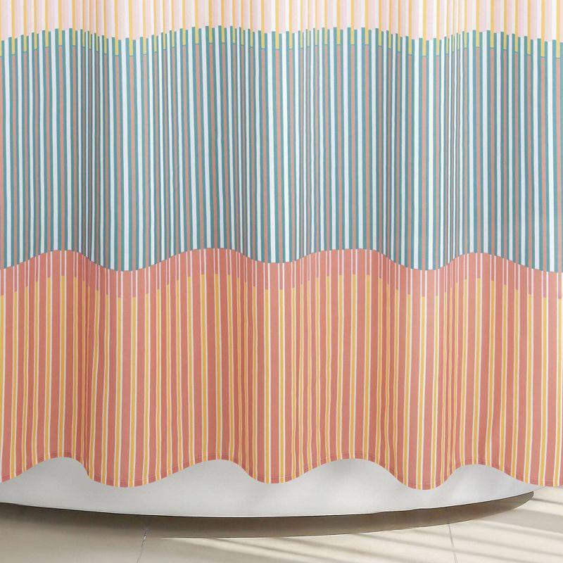 Estin Striped Shower Curtain