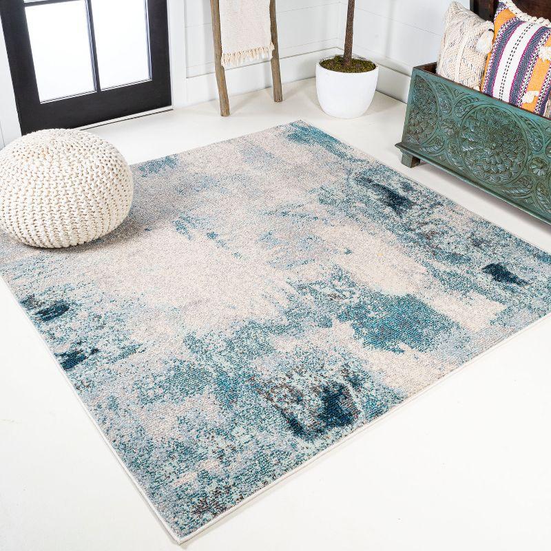 Contemporary POP Modern Abstract Vintage Area Rug - JONATHAN Y